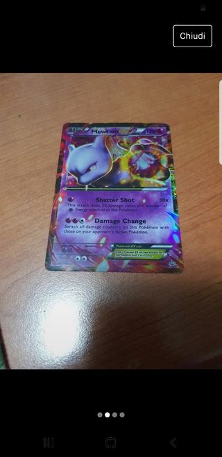 Carta Pokemon Mewtwo Ex
