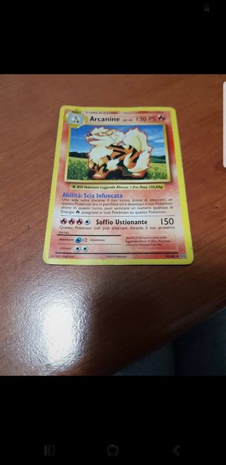 Carta Pokemon Arcanine
