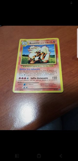 Carta Pokemon Arcanine