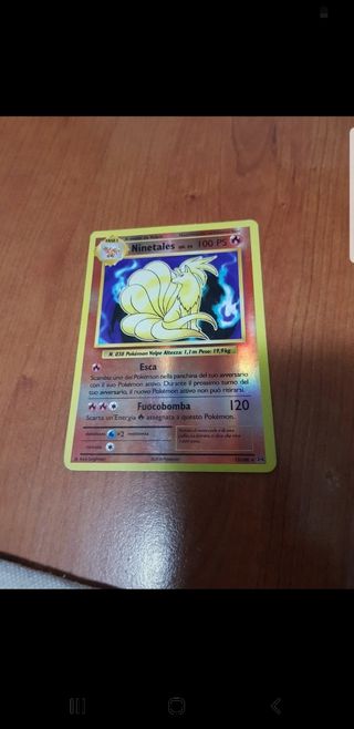 Carta Pokemon Ninetales
