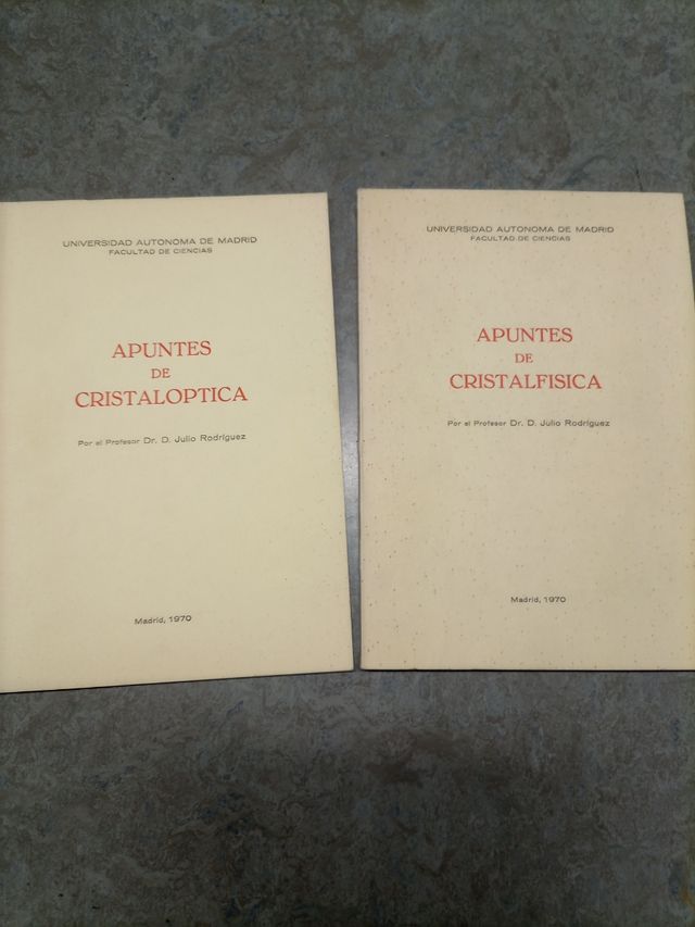 Libros sobre cristalografía