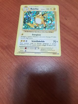 Carta Pokemon Raichu