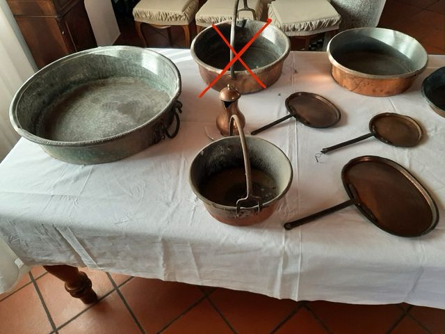 Pentole in rame 55kg