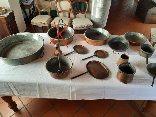 Pentole in rame 55kg