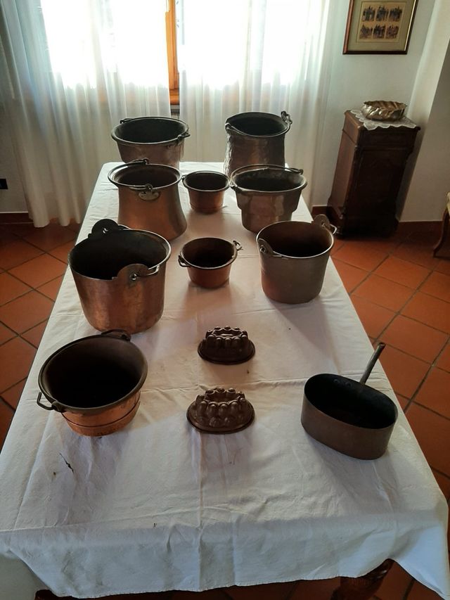 Pentole in rame 55kg