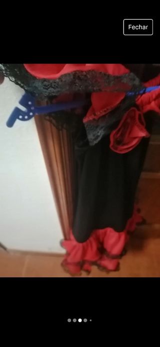 Fato de carnaval 5/7 anos sevilhana