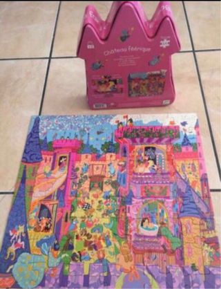 Puzzle, castillo, Djeco