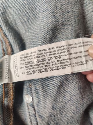 Cazadora Pull&Bear Vaquera com capucha L