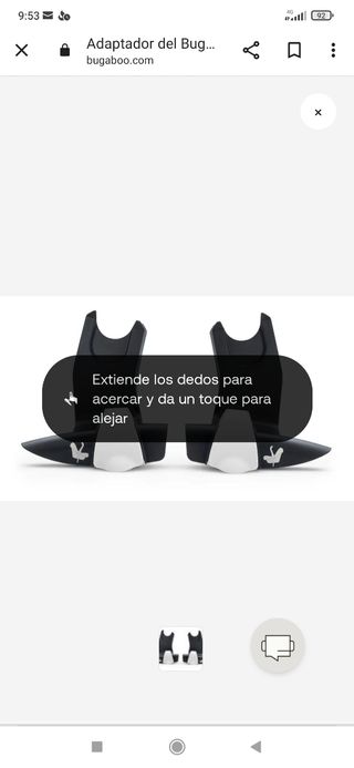 Adaptador Bugaboo bee a maxicoxi