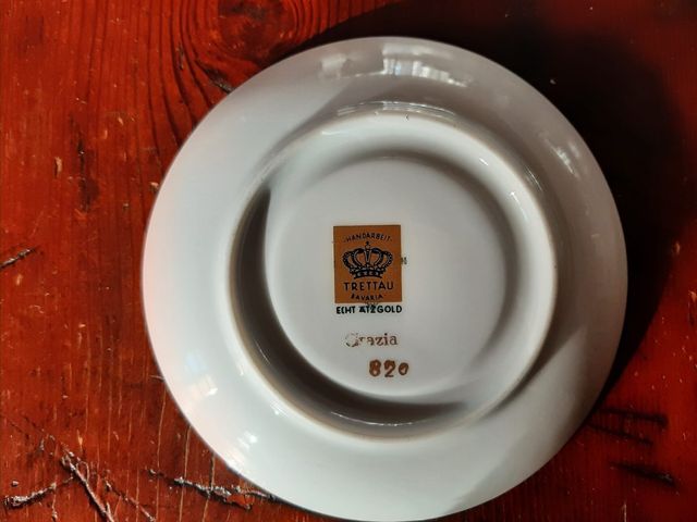 Servizio Caffè 12pz profilato Oro