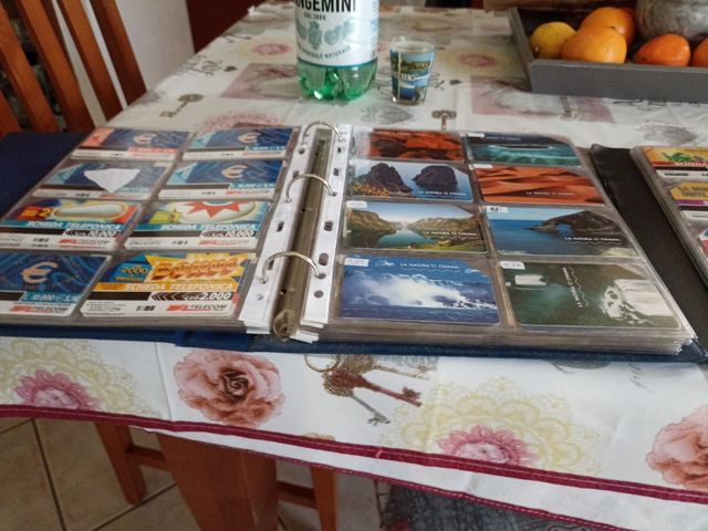 Collezione intera schede telefoniche 650