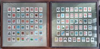 2 Quadri Bacheche Stemmi Città D'Italia