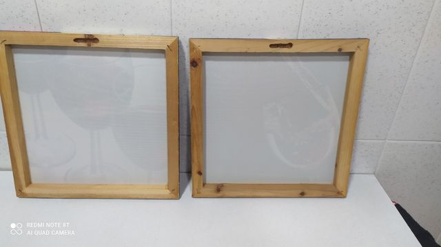 QUADRI CON IL MOTIVO DI BICCHIERI DA VINO