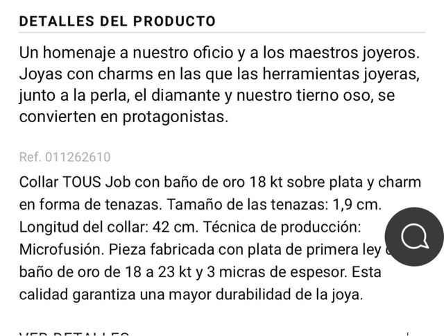 collar y colgante tous jobs
