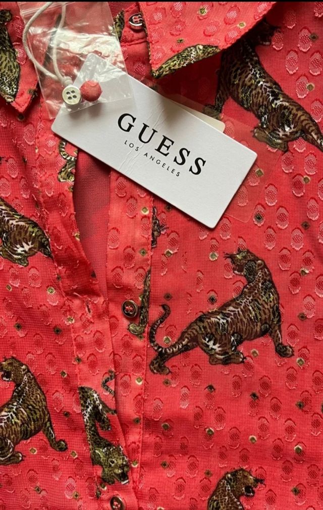 Vestido camisero guess