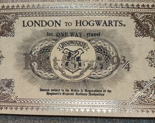 Billete Hogwarts Express