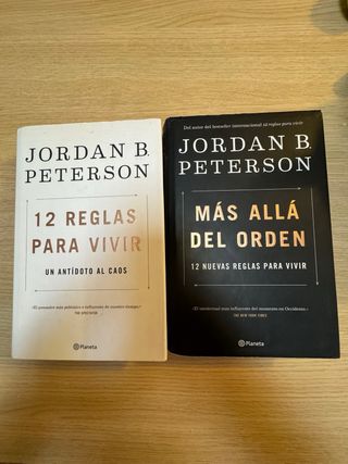 JORDAN B. PETERSON PACK 2 LIBROS TAPA DURA!!