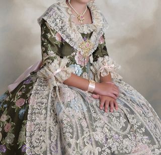 traje fallera niña 