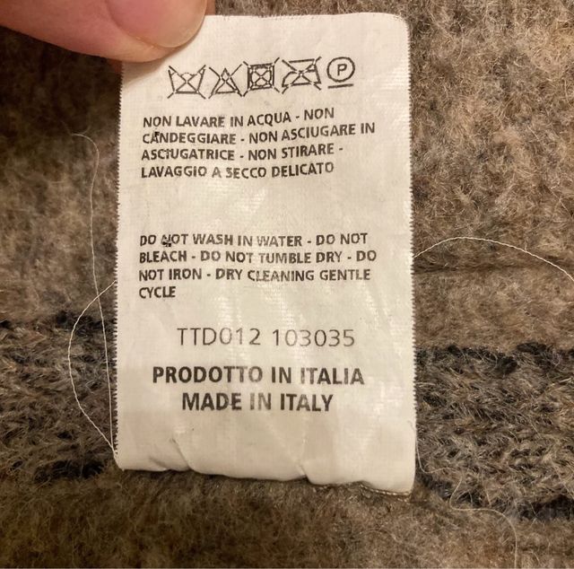 Cappotto in lana cotta Conbipel