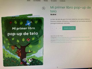 libro pop up de tela