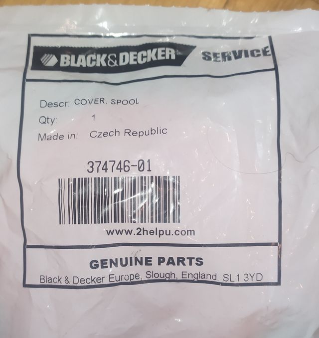 Tapa carrete hilo desbrozadora Black & Decker