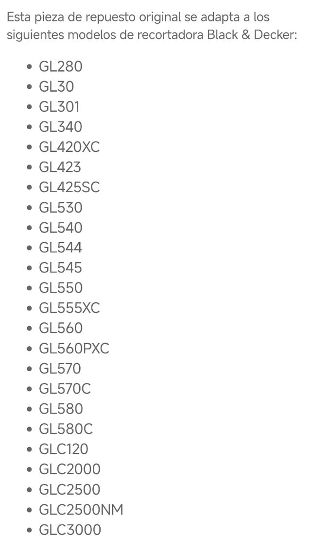 Tapa carrete hilo desbrozadora Black & Decker