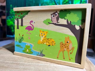 juego dominó madera 