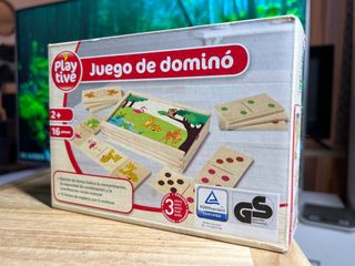 juego dominó madera 