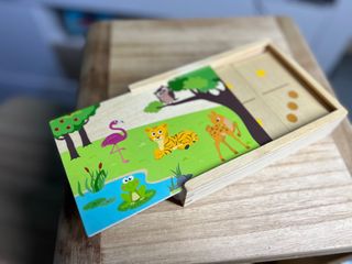 juego dominó madera 