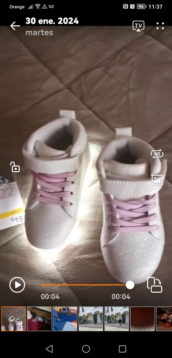 botas con luces Minnie y Daisy