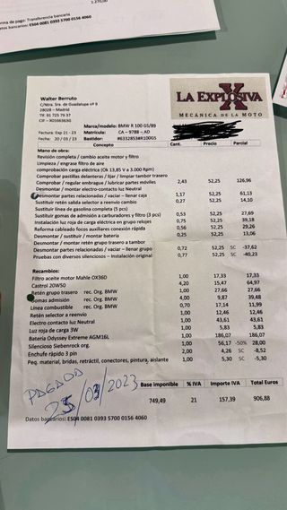 BMW R100 GS AÑO 1989 capricho