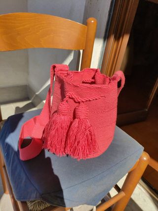 Borsa Wayuu rosa