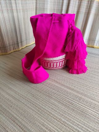 Borsa Wayuu fucsia