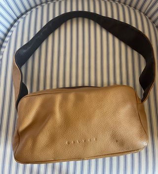 Bolso piel Marron dos colores Galvez