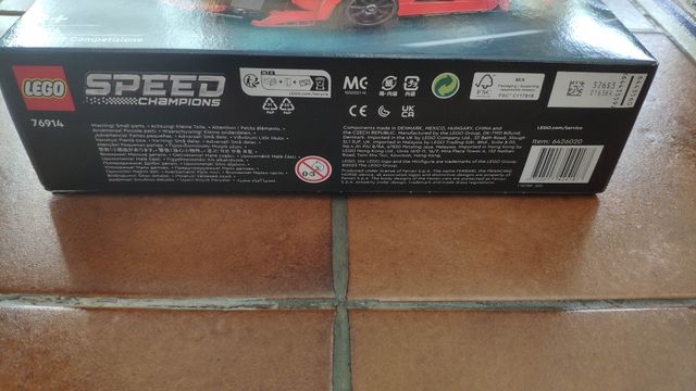 Caja Vacia Lego ref. 76914. Ferrari 812