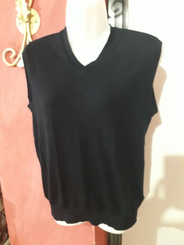 Pullover smanicato uomo Liujo