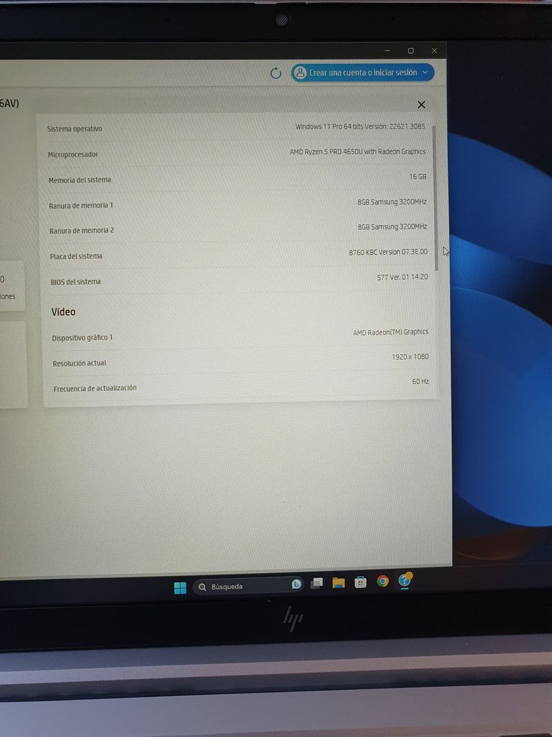 Portátil HP EliteBook 845 G7 AMD Ryzen 5 PRO 4650U afbeelding 3