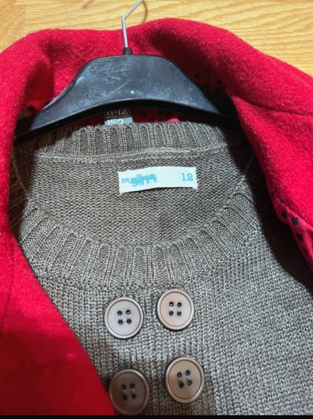 conjunto vestido y chaqueta talla 12 años