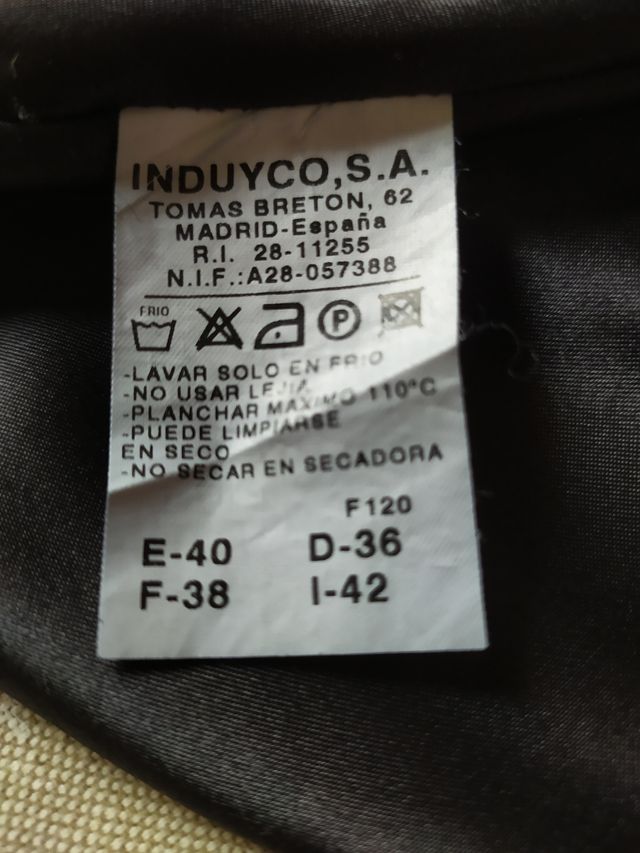 Falda negra "Amitié" talla 44