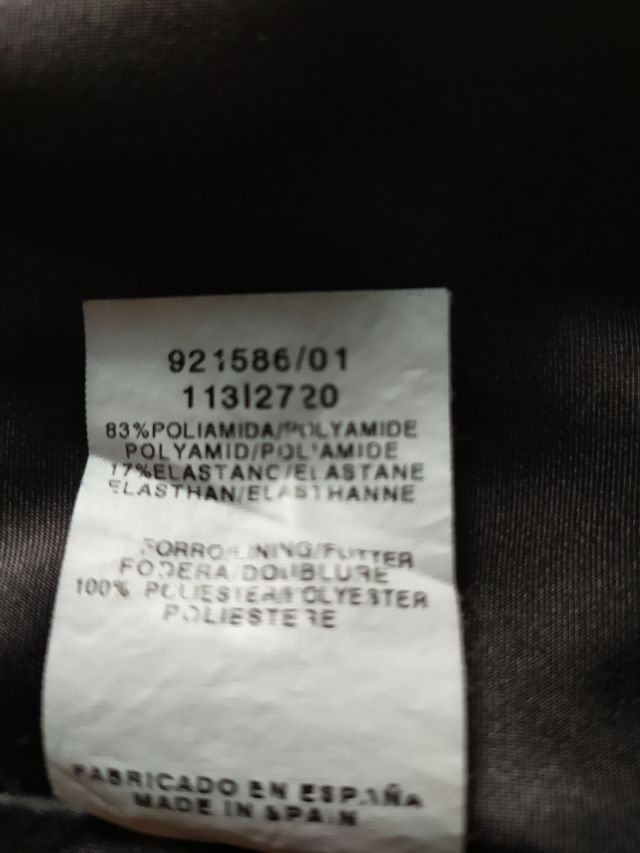 Falda negra "Amitié" talla 44