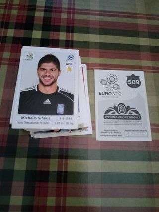 Eurocopa 2012 Cromos Panini
