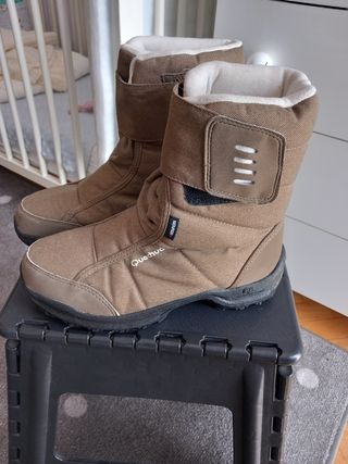 Botas nieve mujer marrones  Quechua T.37