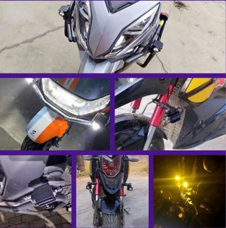 Faro moto antiniebla