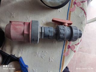 Llave riego pvc rosca