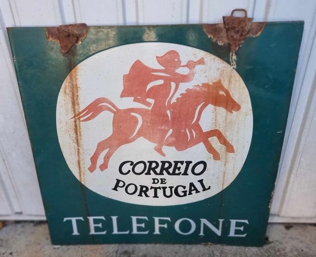 Placa esmaltada ctt Portugal