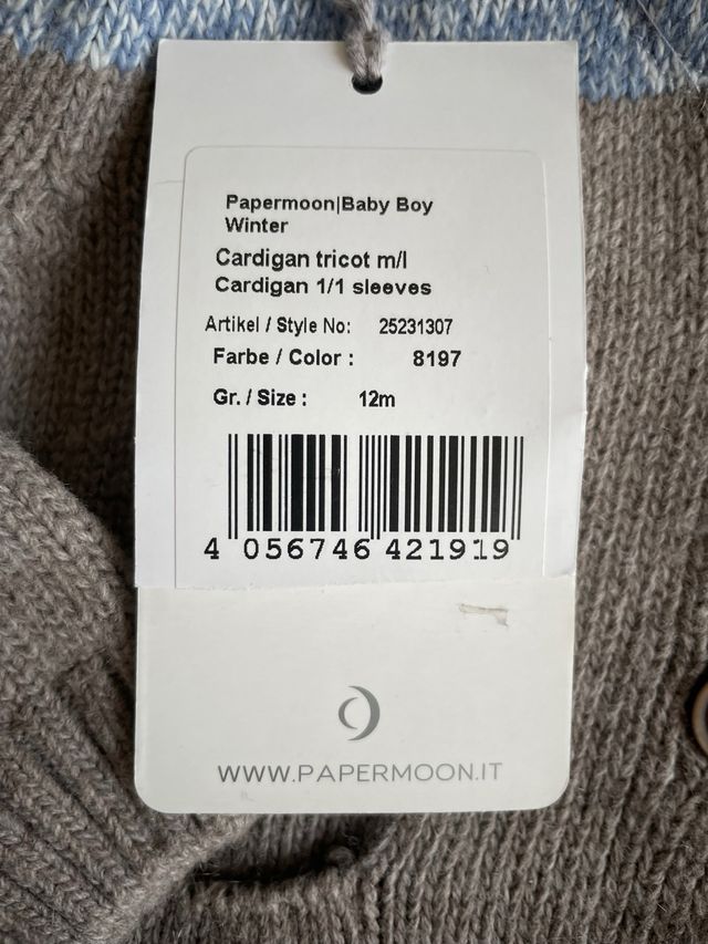 Cardigan bambino 12mesi 