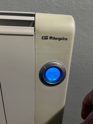 Radiadores calor azul bajo consumo