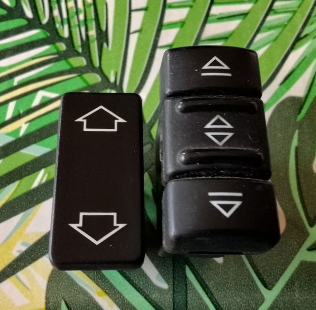 Botones elevaluna Saxo. Sube/baja de un solo toque