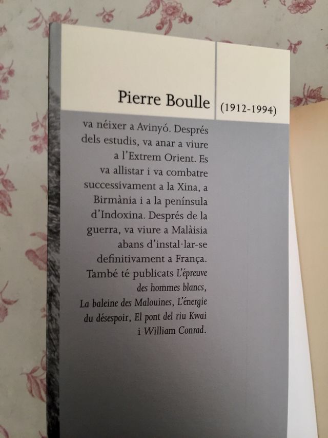 El planeta dels simis, Pierre Boulle