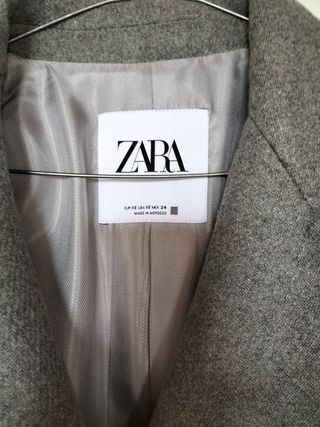 Abrigo Zara con lana